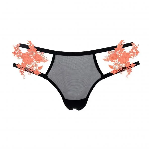 Fonteyn Brief – Black/Terracotta –