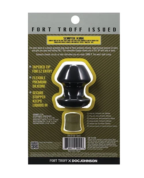 Fort Troff Kum Keeper Anal Plug – Small, Black