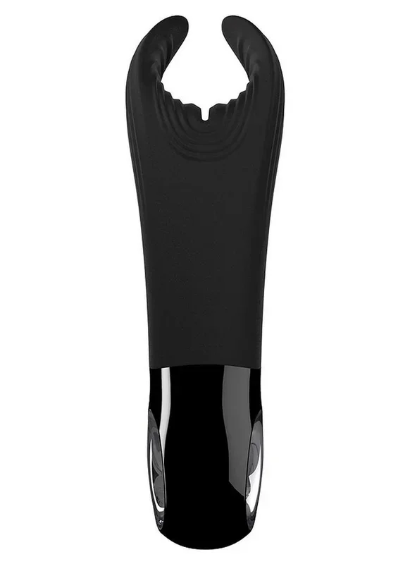 Fun Factory Manta Black Line Premium Silicone Vibrating Stroker