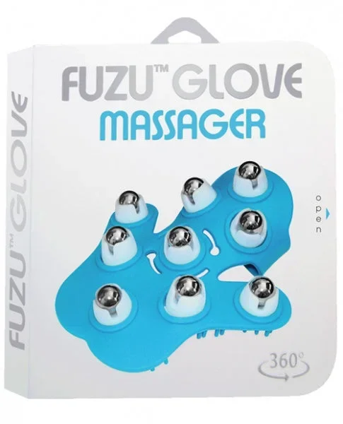 Fuzu Glove Massager – Neon Blue