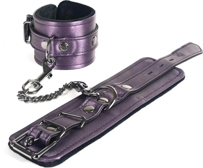 Galaxy Legend Ankle Restraints Purple from Spartacus Leathers