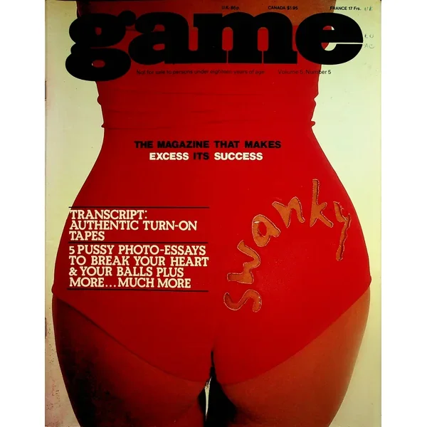 Game Magazine Sexy Layouts with Bobbie Jo, Kristelle and More! vol.5 #5 1980’s 091225lm-p