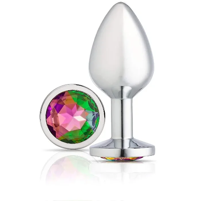 Gems Silver Chrome Anal Plug – Medium