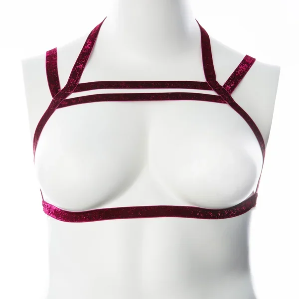 Gender Fluid Sugar Coated Harness – Large/xxlarge – Raspberry