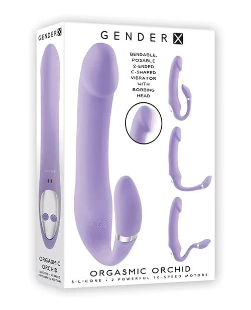Gender X Orgasmic Orchid Posable Vibrator – Purple
