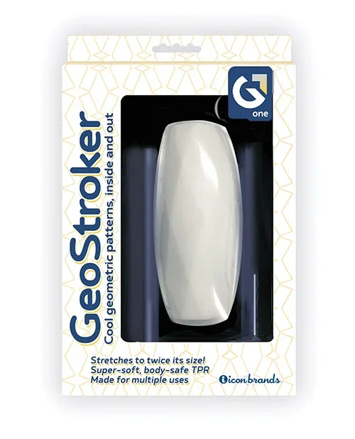 GeoStroker One 5″ Ultra-Soft TPR Stroker – White