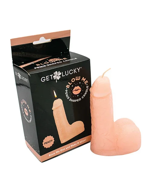 Get Lucky 5″ Blow Me Penis Candle – Peach