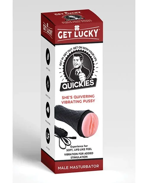 Get Lucky Quickies She’s Quivering Vibrating Pussy Masturbator