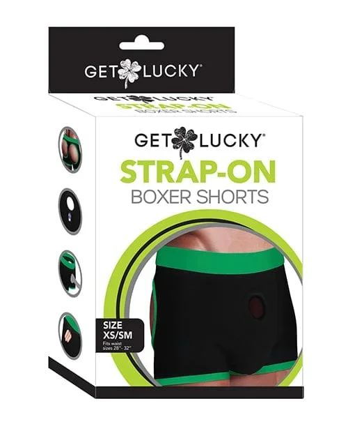 Get Lucky Strap On Boxers – Black/green