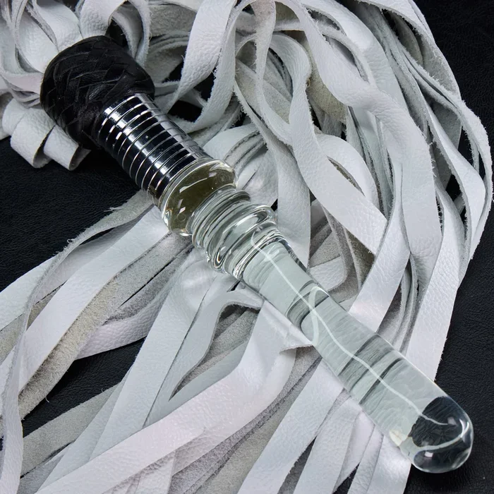 Glass Handle Flogger by Kink
