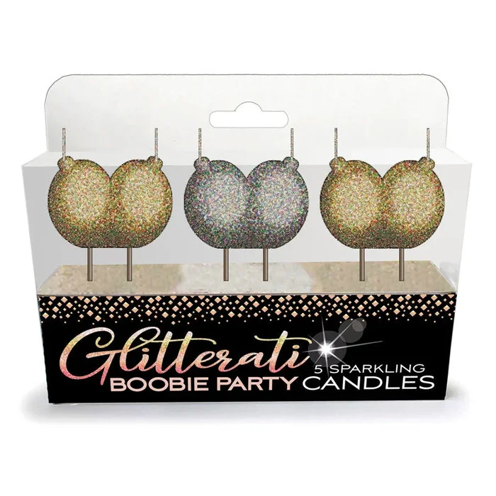 Glitterati – Boobie Candle Set – Novelty Candles – Set of 3