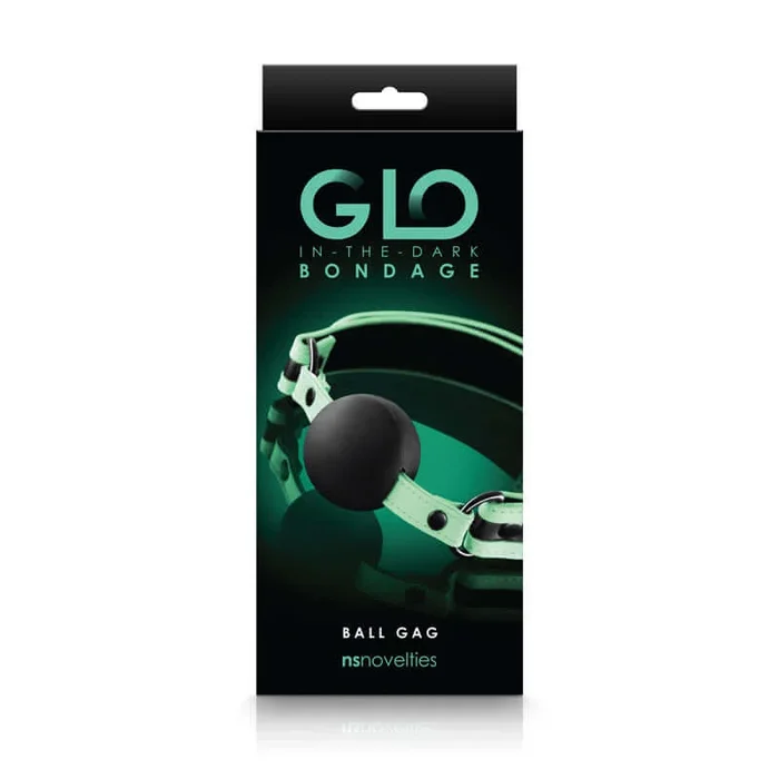 GLO Bondage Glow In The Dark Ball Gag – Green