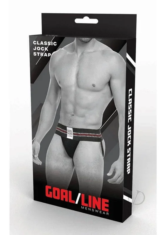 Goal Line Class Jockstrap Large XLarge Black