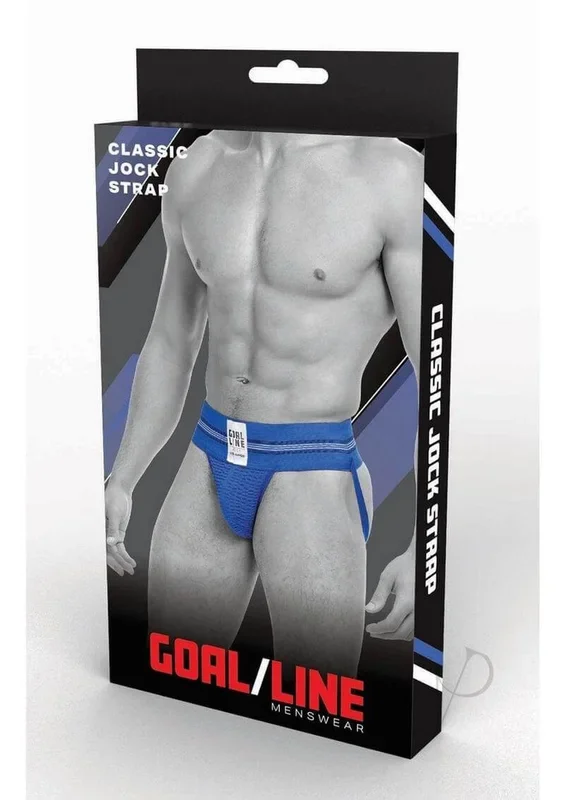 Goal Line Class Jockstrap Large XLarge Blue