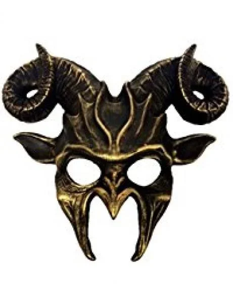 Goat Mask – Gold