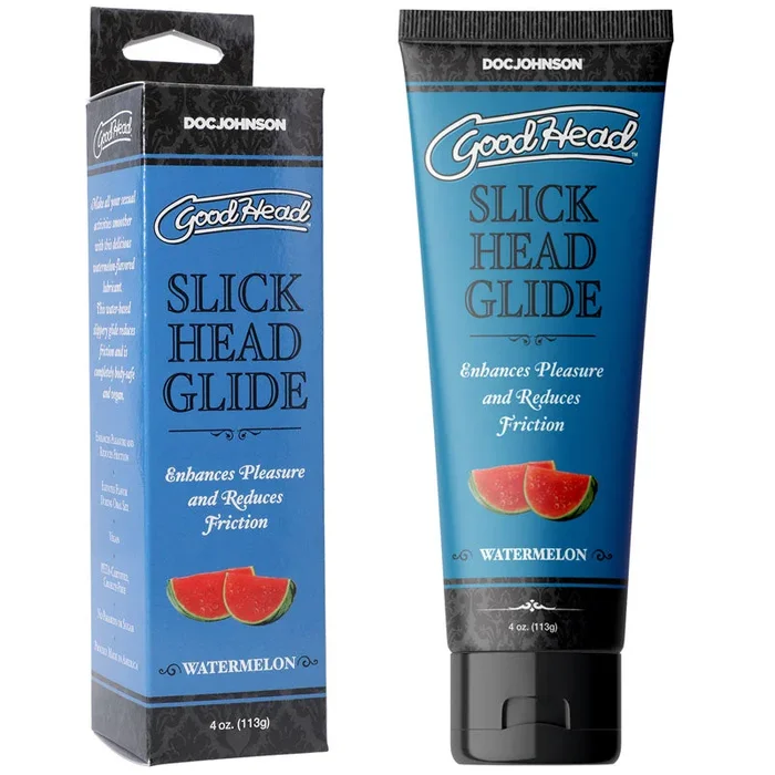 GoodHead Slick Head Glide – Watermelon – Watermelon Flavoured Lubricant – 120 ml Tube