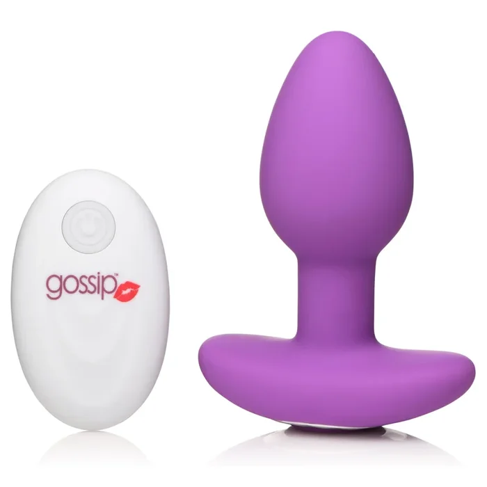 Gossip Pop Rocker 10X Vibrating Silicone Plug – Violet