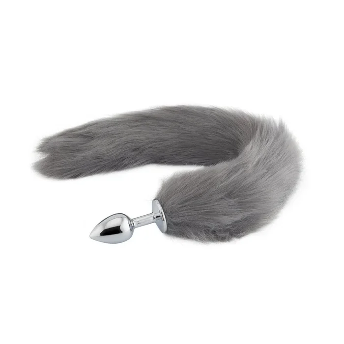 Grey Fox Metal Tail, 18″