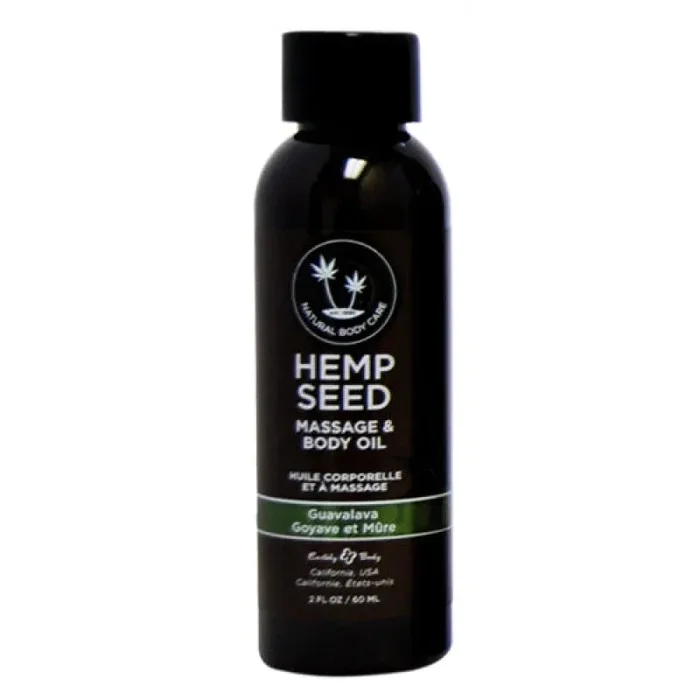 Hemp Seed Massage Oil – 2 Fl. Oz. – Guavalava
