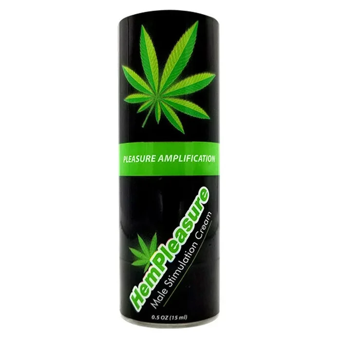 Hempleasure Maximum Strength Arousal Cream for Men 0.5 Oz Infused with Hemp Seed Oil
