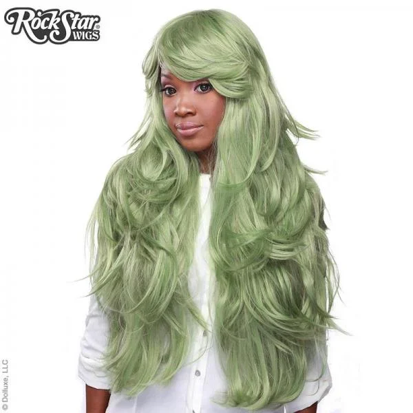 Hologram 32″ Wig – Dark Mint Mix