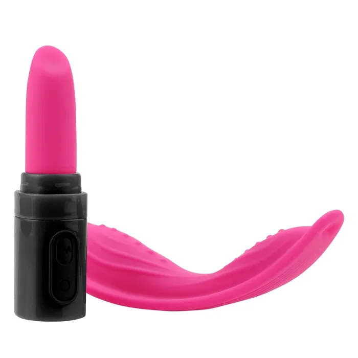 HOT PINK PANTY WEARABLE VIBE WITH LIPSTICK CONTROLLER