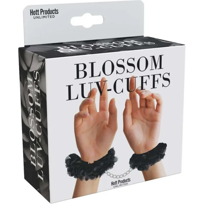 Hott Products Blossom Luv Cuffs – Flowers Cuffs in Black