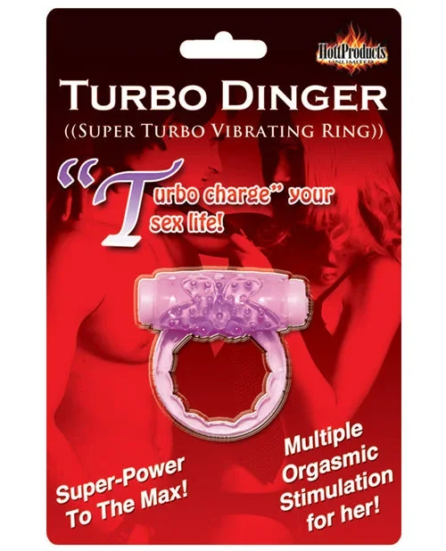 Humm Dinger Turbo Vibrating Cockring – Purple