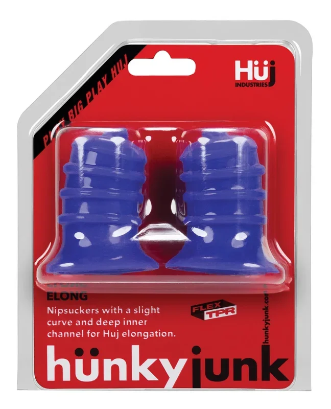Hunky Junk Elong Nipsuckers – Cobalt