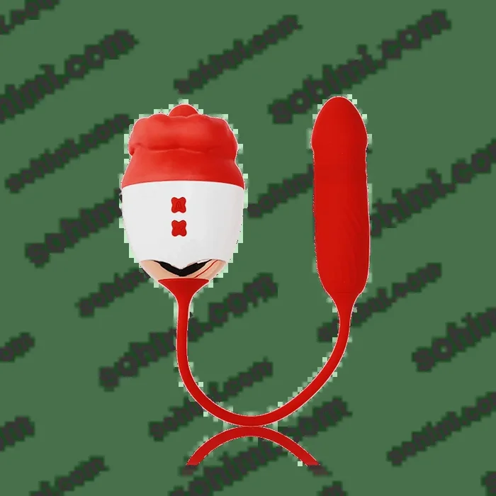 HZCSD|Rose Kiss and Bitting Thrusting Clitoris and G-Spot Vibrator