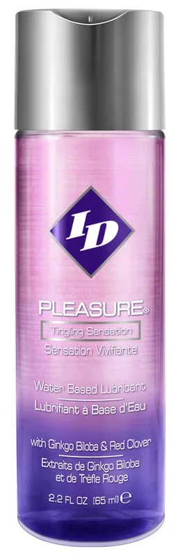 ID Pleasure Water-Based Lubricant with Tingling Sensation 2.2 Oz