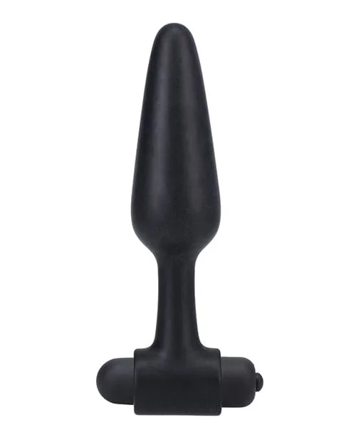 In A Bag 5 Inch Vibrating Butt Plug – Black