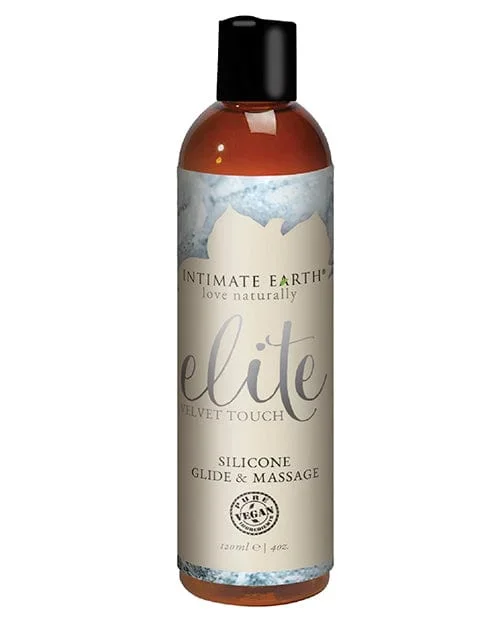 Intimate Earth Elite Velvet Touch Silicone Glide & Massage Oil – 120ml