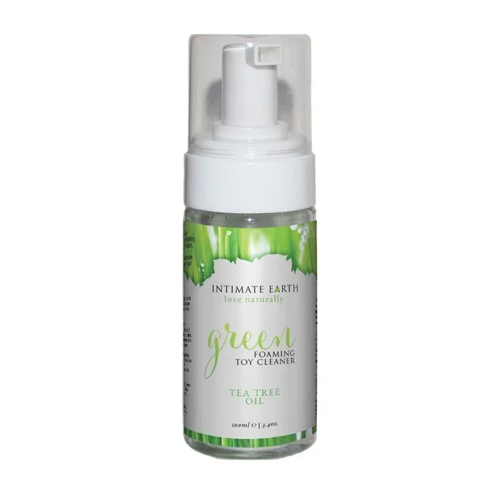 Intimate Earth Foaming Toy Cleaner – 100 ml Green Tea Tree Oil