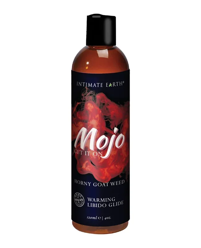 Intimate Earth Mojo Horny Goat Weed Libido Warming Glide – 4 Oz.
