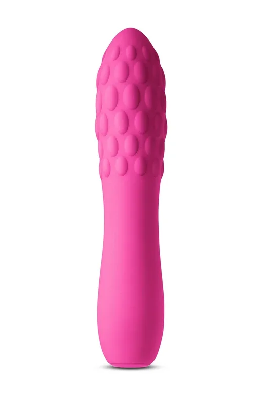 Inya Rita Pink Clitoral Vibrator with Textured Design