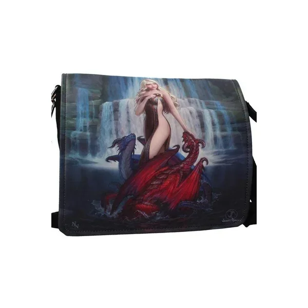 James Ryman Dragon Bathers Embossed Shoulder Bag