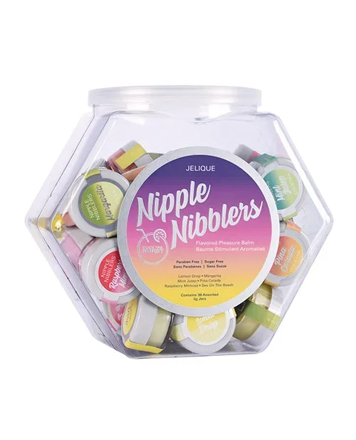 Jelique Cocktail Nipple Nibblers Fishbowl – Asst. Display of 36 Flavors