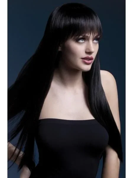 Jessica Long Straight Wig – Black