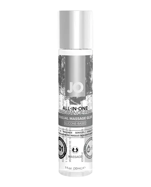 Jo All In One Massage Glide Fragrance Free Silicone Lubricant 1 Oz