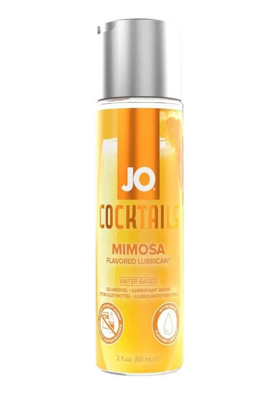 JO Cocktails Water Based Flavored Lubricant – Mimosa 2oz