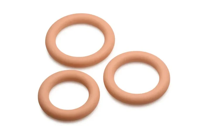 Jock Silicone Cock Ring Set Medium 3 Sizes Phthalate Free