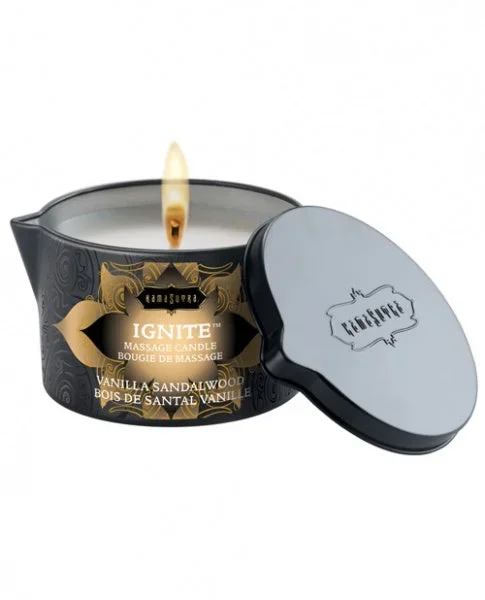 Kama Sutra Ignite Massage Candle – Vanilla Sandlewood