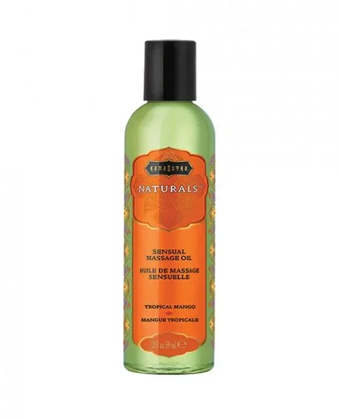 Kama Sutra Naturals Massage Oil Tropical Mango 2oz