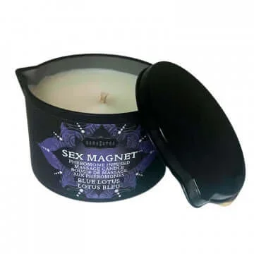 Kama Sutra Sex Magnet Blue Lotus Ignite Pheromone Candle 6 Oz