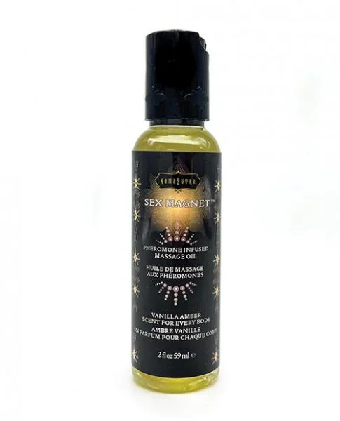 Kama Sutra Sex Magnet Pheromone Massage Oil 2oz – Amber Vanilla