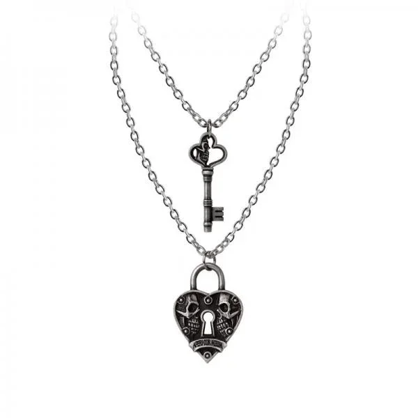 Key to Eternity Couples Pendants