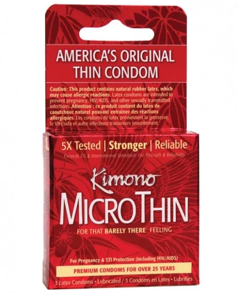 Kimono Micro Thin Condom – Box of 3