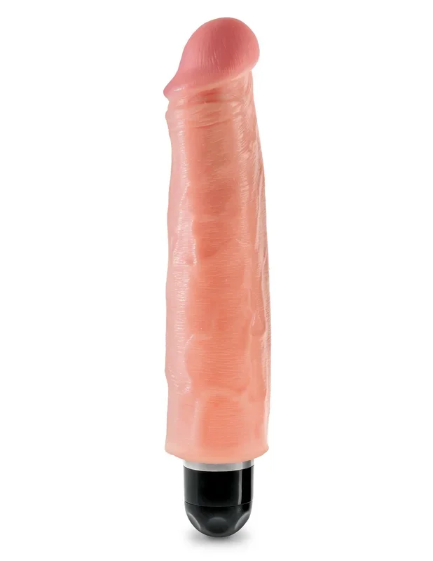 King Cock 7″ Vibrating Stiffy – Light