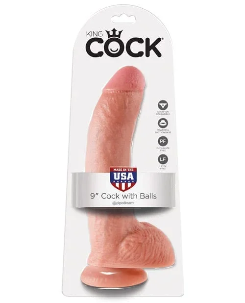 King Cock 9″ Cock with Balls
